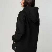 Худи оверсайз унисекс Tolla, черное, размер XL/2XL