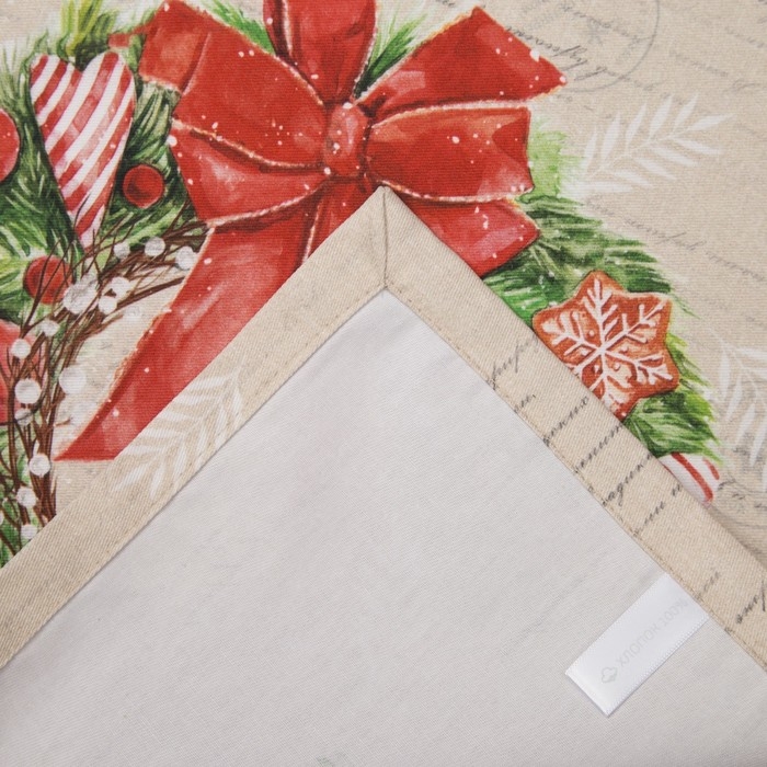 Новый год.Дорожка на стол "Этель" Новогоднее настроение 40х147 см, 100% хл, саржа 190 гр/м2