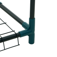 Парник-стеллаж, 3 полки, 110 &times; 40 &times; 65 см, металлический каркас d = 16 мм, чехол плёнка 80 мкм, Greengo