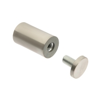 Дистанционный держатель для табличек, 25х50 мм, цвет матовый никель,набор 4 шт. Дистанционный держатель для табличек, 25х50 мм, цвет матовый никель,набор 4 шт.