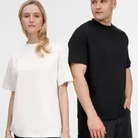 Футболка оверсайз унисекс Sinkopa, черная, размер XS/S