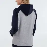 Толстовка унисекс Seattle серый меланж/темно-синий, размер XS Толстовка унисекс Seattle серый меланж/темно-синий, размер XS