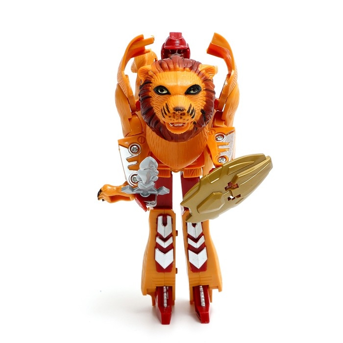 Робот «Лев», трансформируется, щит и меч в комплекте Робот «Лев», трансформируется, щит и меч в комплекте