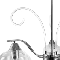 Люстра "Харми" 5xE27 40Вт серебро 58х58х41 см BayerLux Люстра "Харми" 5xE27 40Вт серебро 58х58х41 см BayerLux