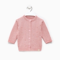 Кардиган вязаный Крошка Я, рост 68-74 см, цвет розовый Кардиган вязаный Крошка Я, рост 68-74 см, цвет розовый