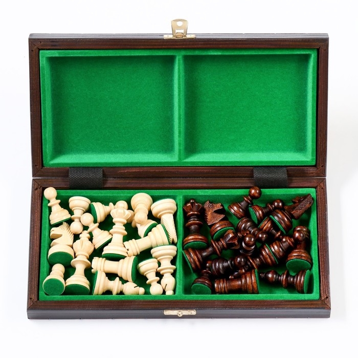 Шахматы польские Madon "Олимпийские", 28.5 х 28.5 см, король h-6 см