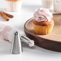 Насадка кондитерская KONFINETTA «Закрытая звезда», d=3 см, выход 1,2 см, нержавеющая сталь Насадка кондитерская KONFINETTA «Закрытая звезда», d=3 см, выход 1,2 см, нержавеющая сталь