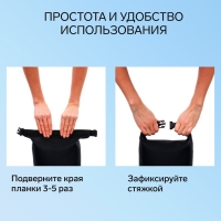 Гермомешок YUGANA, ПВХ, водонепроницаемый 5 литров, усиленный, один ремень, черный