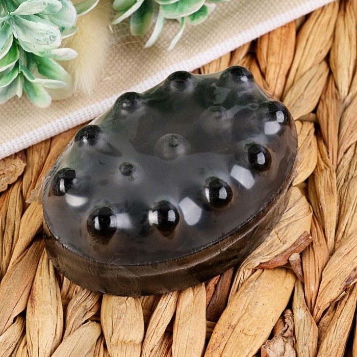 Мыло массажное с черной глиной для пяток 80 г Мыло массажное с черной глиной для пяток 80 г