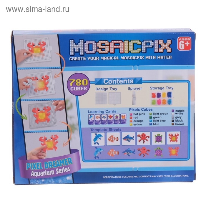 Аквамозаика MOSAICPIX &laquo;Морские животные&raquo;, 780 деталей