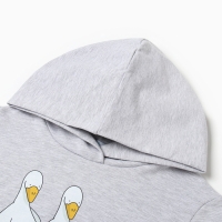 Костюм детский (толстовка, шорты) KAFTAN Gussi р. 32 (110-116), серый Костюм детский (толстовка, шорты) KAFTAN Gussi р. 32 (110-116), серый