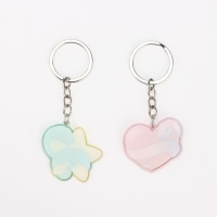 Брелок новогодний, для ключей, новогодний, парный «Счастья в новом году» набор 2 шт Брелок новогодний, для ключей, новогодний, парный «Счастья в новом году» набор 2 шт