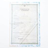 Папка для свидетельства о рождении &laquo;О рождении мальчика&raquo;, А5