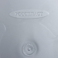 Контейнер для мусора &laquo;Камелия&raquo;, 4 л, цвет серебристый перламутр/чёрный