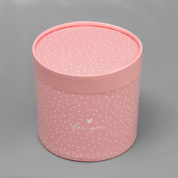 Набор шляпных коробок 4 в 1, упаковка подарочная, &laquo;Ромашки&raquo;, 12 х 12 - 20 х 20 см