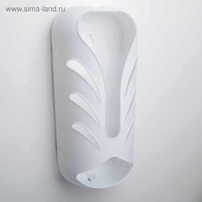 Корзина для пакетов Krita, 12&times;7&times;28 см, цвет снежно-белый