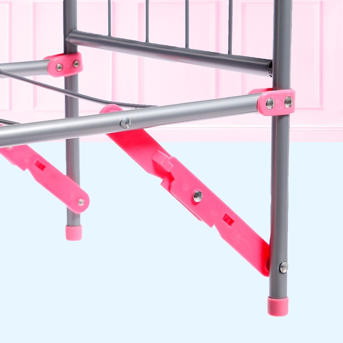 Кровать для кукол, металлический каркас Кровать для кукол, металлический каркас