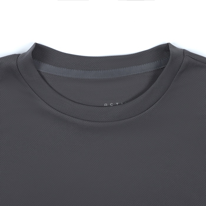 Футболка мужская, базовая, размер M (48), цвет серый