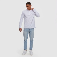 Поло с длинным рукавом President, размер L, цвет белый Поло с длинным рукавом President, размер L, цвет белый