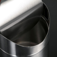 Ведро мусорное из нержавеющей стали &laquo;Классика&raquo;, 12&times;12&times;16 см