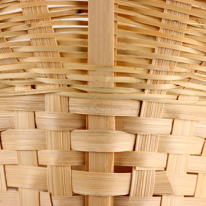 Корзина плетеная "Шляпа", D15x14/10xH33см, натуральный, бамбук