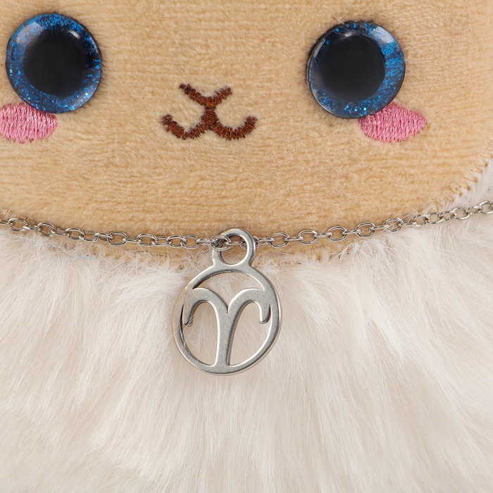 Мягкая игрушка &laquo;Зодиаки: Овен&raquo;, с кулоном, 17 см