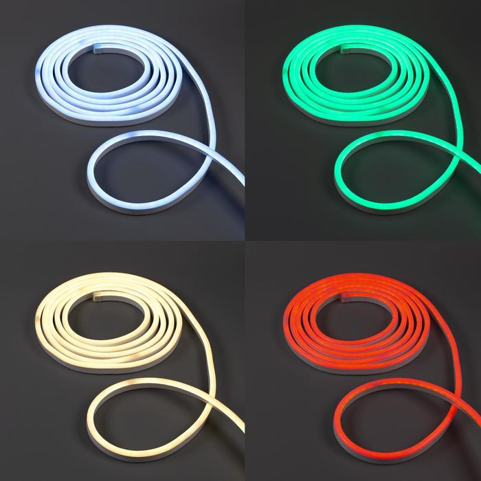 Гибкий неон Uniel 10 × 18 мм, IP67, 5 м, SMD5050, 80 LED/м, 220 В, свечение RGB Гибкий неон Uniel 10 × 18 мм, IP67, 5 м, SMD5050, 80 LED/м, 220 В, свечение RGB