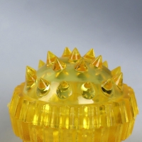 Массажёр &laquo;Су-джок&raquo;, d = 3,5 см, с 2 кольцами, цвет жёлтый