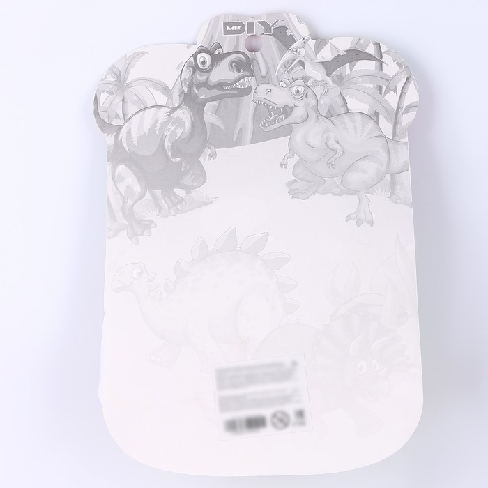 Набор для творчества &laquo;Раскрась трицератопса&raquo;, краска 6 цветов по 2,5 мл