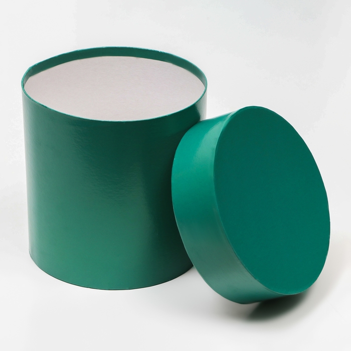 Набор круглых коробок 5 в 1 глянец Изумруд , 20*20,19*19,18*18,16*16,15*15 Набор круглых коробок 5 в 1 глянец Изумруд , 20*20,19*19,18*18,16*16,15*15