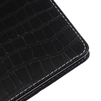 Телефонная книга А5, 64 листа deVENTE. Wild, твердая обложка из искусственной кожи с поролоном, кремовый блок 70 г/м2, чёрный