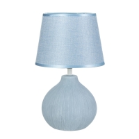 Настольная лампа "Латея" Е14 40Вт серый 19х19х33 см RISALUX