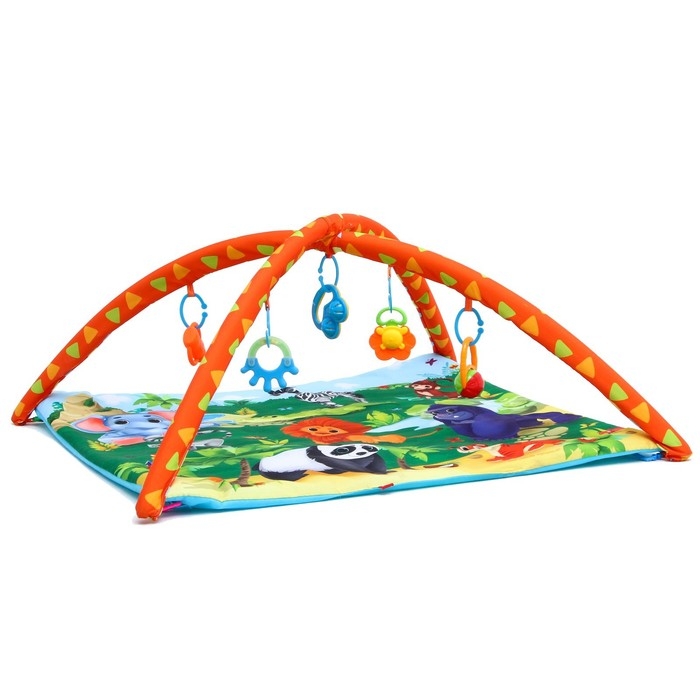 Развивающий коврик с дугами &laquo;Африка&raquo;, 85х85 см, Крошка Я