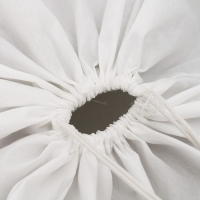 Корзина для хранения игрушкек с затяжкой на веревке, 40 х 50 х 48 см, голубая