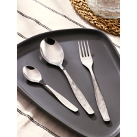 Набор столовый «Уралочка», 18 предметов, толщина 2 мм, картонная коробка, цвет серебряный Набор столовый «Уралочка», 18 предметов, толщина 2 мм, картонная коробка, цвет серебряный