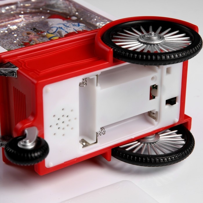 Светодиодная фигура &laquo;Мастерская Санты&raquo; 16.5 &times; 24 &times; 10 см, пластик, батарейки ААх3 (не в комплекте), USB, свечение тёплое белое