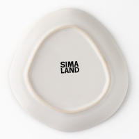 Чайная пара керамическая &laquo;Монблан&raquo;, 2 предмета: кружка 220 мл, блюдце 13х13,6 см