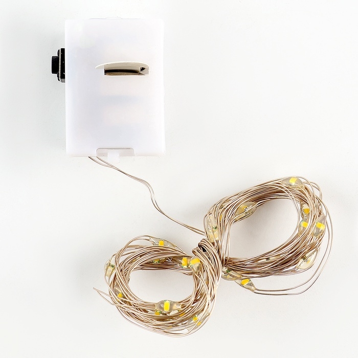 Светодиодная лента для воздушного шара, 3 метра, 31 диод, цвет жёлтый Светодиодная лента для воздушного шара, 3 метра, 31 диод, цвет жёлтый