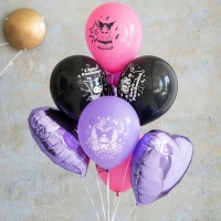 Шар латексный 12" «Kuromi», набор 5 шт., МИКС Шар латексный 12" «Kuromi», набор 5 шт., МИКС