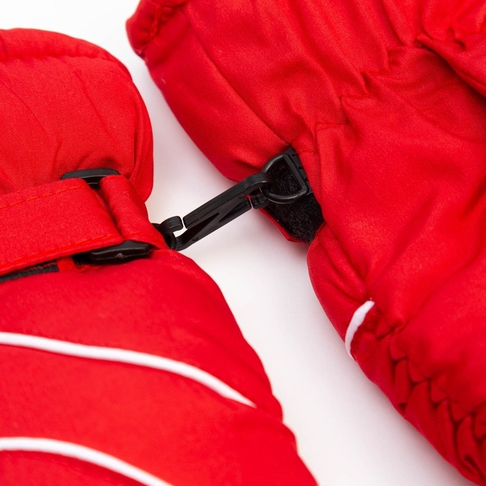 Варежки зимние детские MINAKU, цв.красный, р-р 16 (18 см) Варежки зимние детские MINAKU, цв.красный, р-р 16 (18 см)