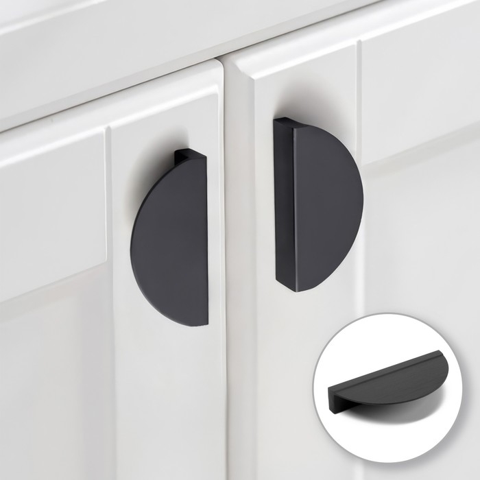 Ручка-скоба CAPPIO RSC033, м/о 64 мм, цвет черное дерево Ручка-скоба CAPPIO RSC033, м/о 64 мм, цвет черное дерево