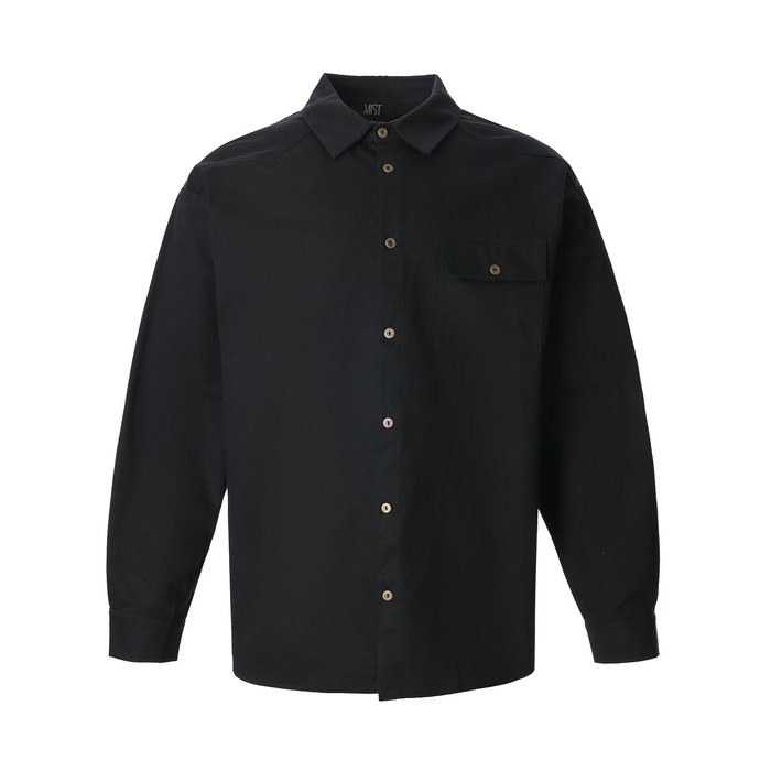 Рубашка мужская MIST oversize размер 56, черный Рубашка мужская MIST oversize размер 56, черный