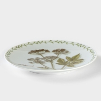 Тарелка фарфоровая &laquo;Ботаника. Сныть&raquo;, d=20 см