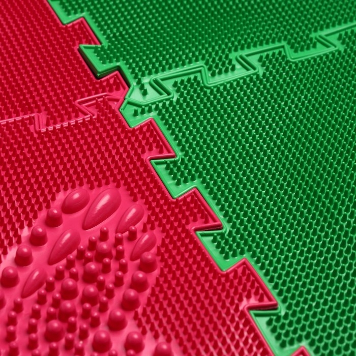 Модульный массажный коврик ОРТО ПАЗЛ &laquo;Начинайка&raquo;, 8 модулей, 4 вида