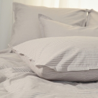 Наволочка SL Home Cotton 50*70+2 см, цв.бежевый/белый, 100% жатый хлопок