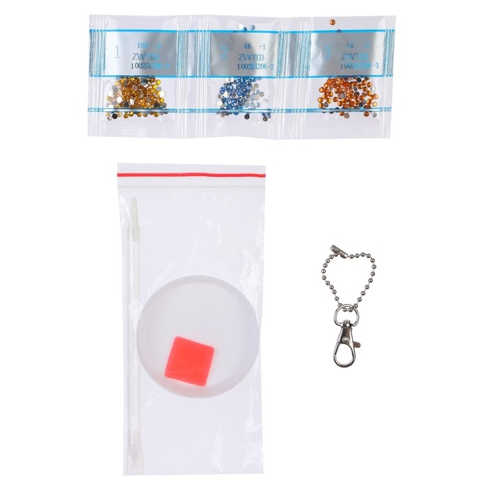 Алмазная мозаика на брелоке, 5.2х7.8 см, Холодное сердце Алмазная мозаика на брелоке, 5.2х7.8 см, Холодное сердце