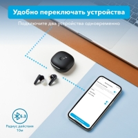 Наушники беспроводные Anker Soundcore Liberty 4, вакуумные,эквалайзер, BT5.3, 500мАч,черные Наушники беспроводные Anker Soundcore Liberty 4, вакуумные,эквалайзер, BT5.3, 500мАч,черные