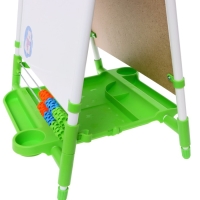 Мольберт детский двусторонний «Доска знаний», регулируется по высоте, цвет салатовый Мольберт детский двусторонний «Доска знаний», регулируется по высоте, цвет салатовый