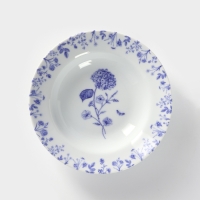 Тарелка фарфоровая глубокая &laquo;Беатриче&raquo;, 250 мл, d=20 см, цвет белый