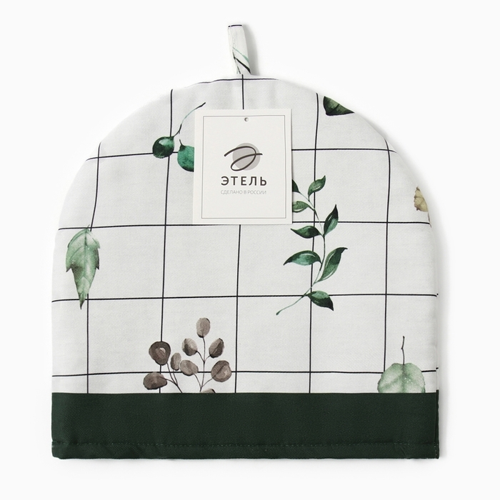 Грелка на чайник "Этель" Flora 28х28 см, 100% хл, саржа 190 г/м2